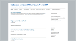 Desktop Screenshot of curriculosecurriculum.com